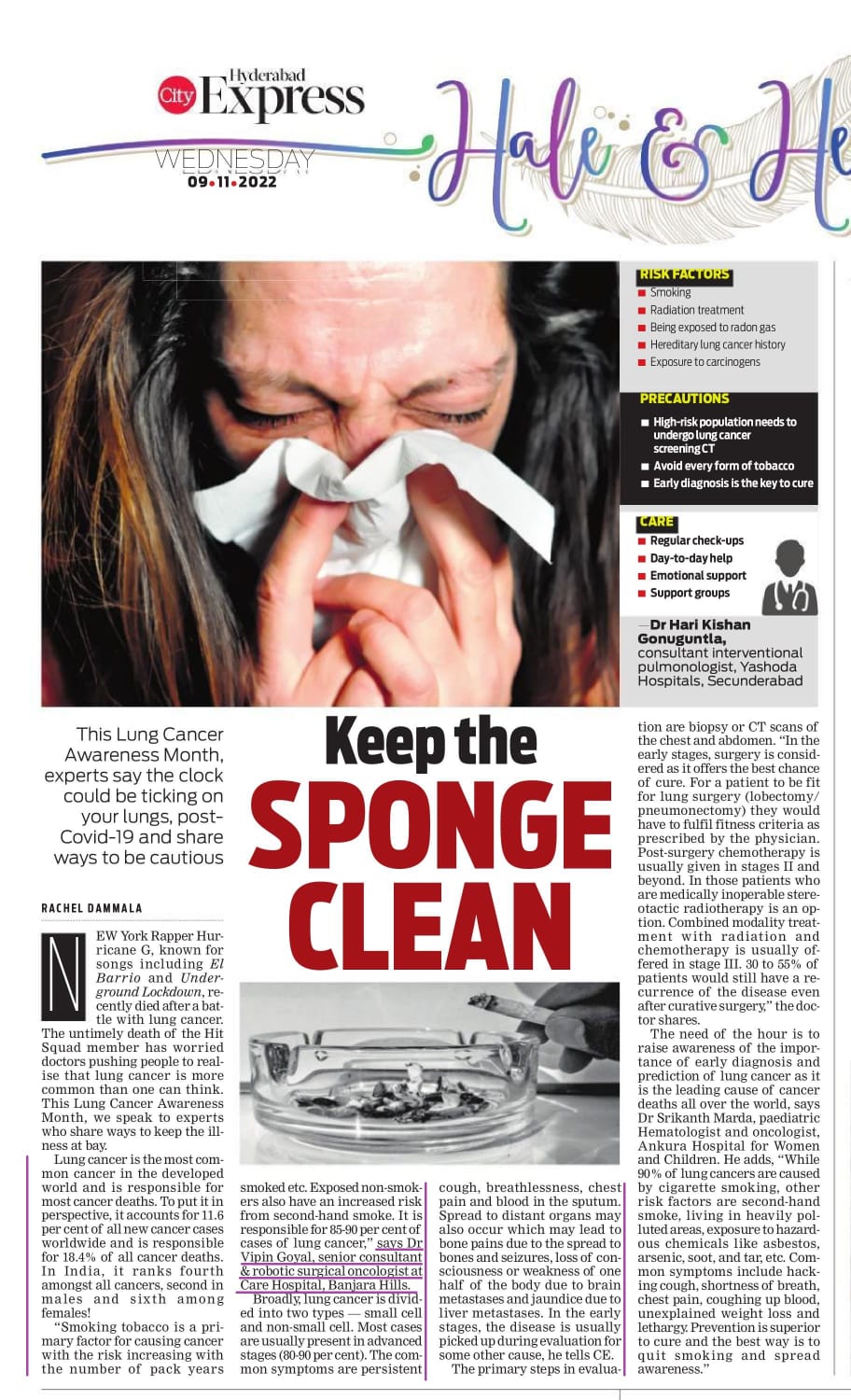 Keep the Sponge Clean | The New Indian Express